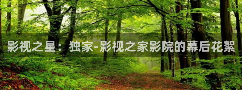 51视频123区：影视之星：独家-影视之家影院的幕后花絮